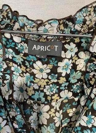 Сукня міні  з рюшами квітковий принт2 фото