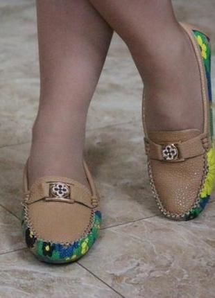 🔴 скидка!!! мокасины туфли женские польша в 2х расцветках3 фото
