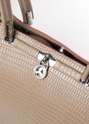 Женская кожаная сумка кроссбоди/ классическая сумка из натуральной кожи / коричневая сумка формат а42 фото