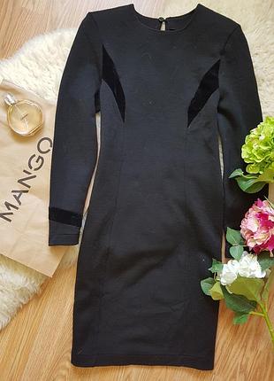 Стильное черное платье