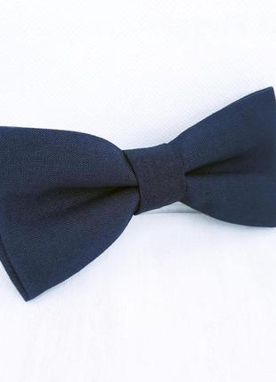 Краватка метелик для чоловіків синій бавовна bw cotton