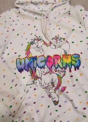 Худи unicorns. розмір l/xl.4 фото