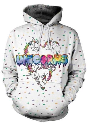 Худи unicorns. розмір l/xl.1 фото