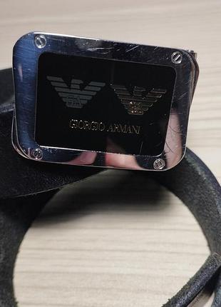 Ремінь (пояс) шкіряний giorgio armani