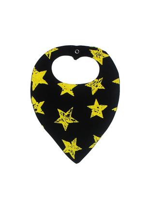 Слинявчик чорний stars 1788- tm mishka