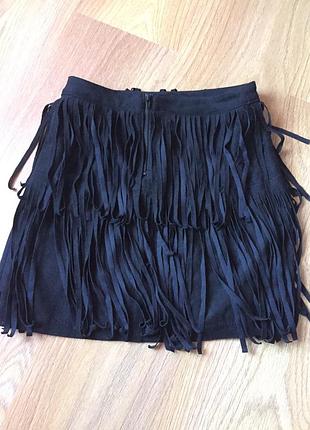 Юбка с бахромой 3