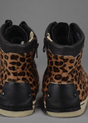 Crime london leopard hi кросівки кеди жіночі високі шкіряні. італія. оригінал. 40 р./26 см.5 фото