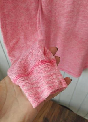 Victoria's secret рожеве худі з капюшоном і відкритою спиною pink 44, 46  розмір світшот з капюшоном туніка6 фото