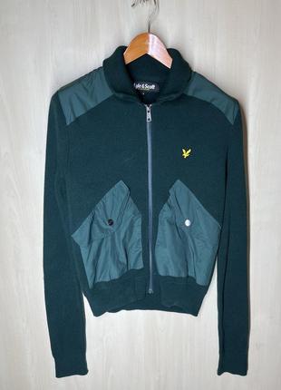 Оригінальний светр худі lyle&scott стан:10/10 розмір:m-l
