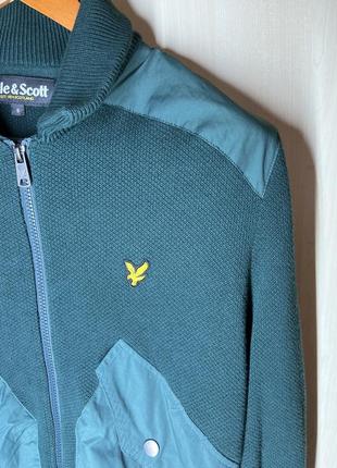 Оригинальный свитер худы lyle&scott состояние:10/10 размер:m-l2 фото