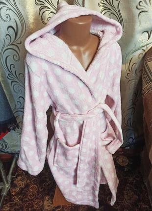 Теплый халат для девочки dunelm3 фото