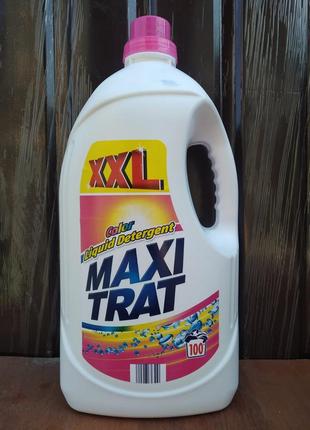 Рідкий пральний порошок maxi trat color xxl, 5 л (100 прань)