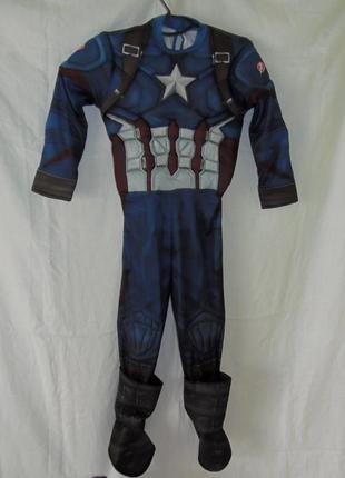 Карнавальний костюм капітан америка на 8-10 років
