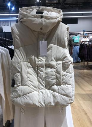 Bershka удлиненая жилетка xs-l