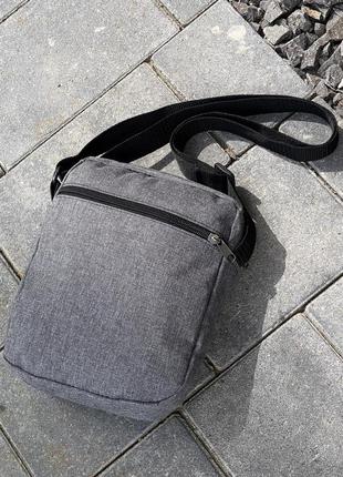 Сумка через плече сумка-мессенджер барсетка tnf grey5 фото