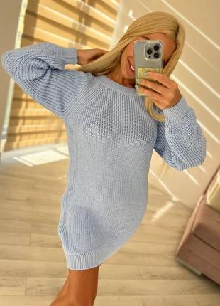 Платье вязаное теплое 2
