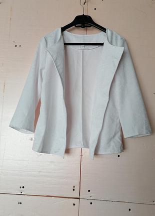 Пиджак жакард рукав 3\4