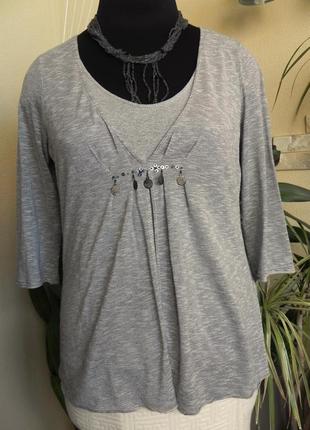 Турецька подвійна блуза 50-52 розмір per una