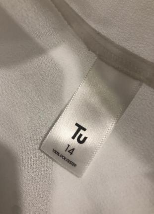 Подовжена біла блузка сорочка вишиванка7 фото