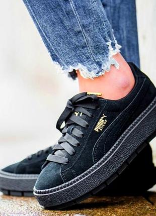 Puma suede platform trace bold best sale