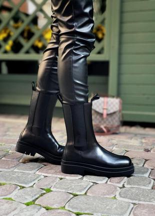 Жіночі ботінки  bottega veneta black 5 женские ботинки ботега венета
