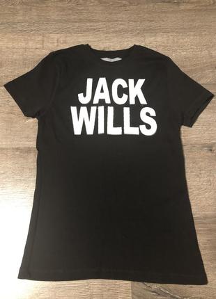 Хлопковая футболка jack wills, оригинал, р.xl1 фото