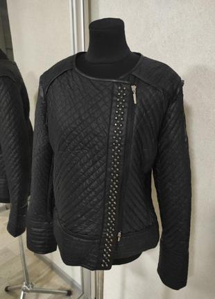 Дизайнерська куртка укорочений жакет піджак airfield зі стразами2 фото