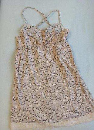 Хлопковый сарафан, платье