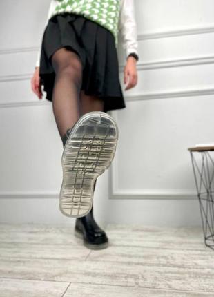 Жіночі ботінки  bottega veneta black (no brand) 6 женские ботинки ботега венета2 фото