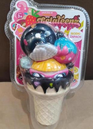 Ароматна сквіш-лялька gelateenz brambo ice cream squishy склянка морозива2 фото