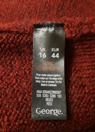 Брендовв тепленька туніка плаття светр р.1г від  george  в складі вовна і альпака4 фото
