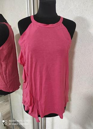 Zara майка блуза ліоцел з рюшами