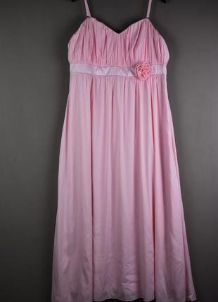 Длинное в пол  платье пудророзового  цвета от bodyflirt1 фото