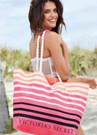 Пляжная сумка виктория сикрет victoria’s secret vs пляж шоппер2 фото