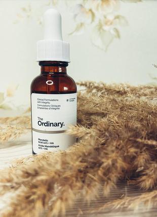 The ordinary - mandelic acid 10% + ha   пілінг з мигдального і гіалуроновою кислотою