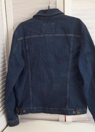 Чоловічий джинсовий піджак xl franco benussi.7 фото