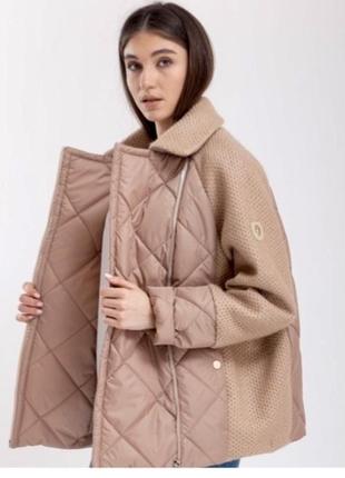 Alberto bini куртка жіноча осіння комбінована куртка