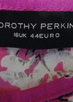 Красива легка блуза кольору фуксії dorothy perkins, р. 16 і 124 фото