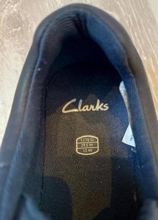 Кросівки на липучках натуральна шкіра clarks7 фото