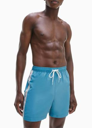 Новые шорты - плавки calvin klein (ck swim caspian teal shorts) с америки s