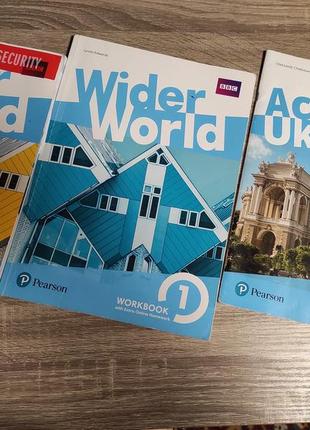 Комплект навчальних зошитів з англійської мови wider world 1 -5й клас