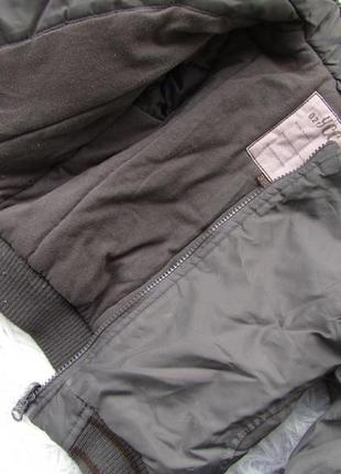 Стильна тепла куртка демісезонна бомбер ycc2 фото