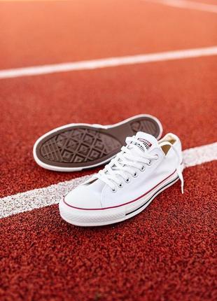 Чоловічі кеди  converse white black & red lines

мужские кеды конверсы4 фото