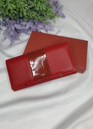 Жіночий класичний шкіряний гаманець las fernando