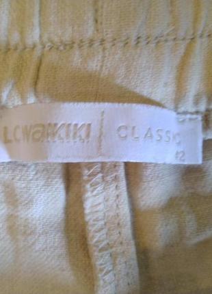 Лляні шорти lc waikiki classic. розмір xl 85 % бавовна, 15 % льон2 фото
