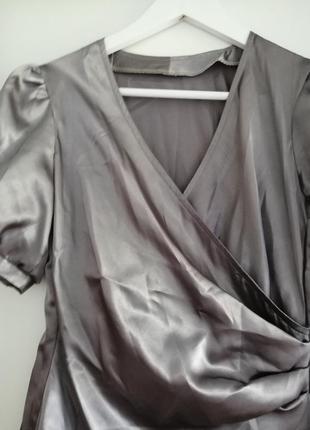 Шовкова блуза сшита на замовлення  розмір s - m2 фото