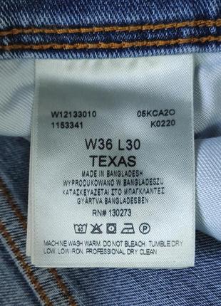 Wrangler texas джинсы оригинал (w36 l30)7 фото