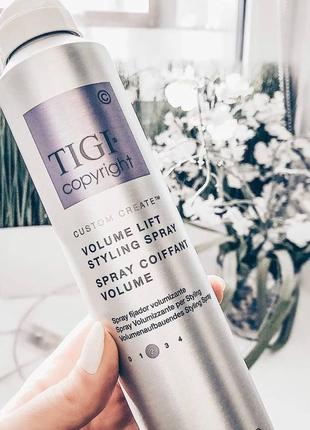 Ліфтинг біля коріння tigi copyright volume lift styling spray