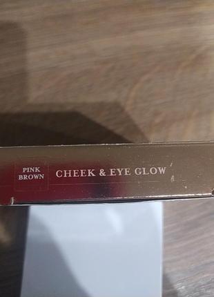 Cleopatra miracle sunglow cheek & eye glow powder pink brown 0,3 унції5 фото