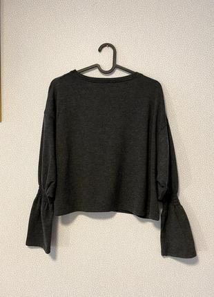 Топ лонсглив оверсайз zara5 фото